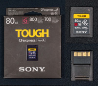 Sony CF-a and SD Memory Cards