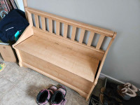 Entrance bench with storage  for sale 