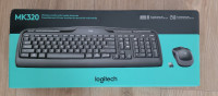MK320 Portable Wireless Keyboard Mouse Combo (Brand New)