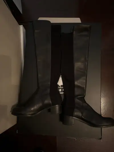 Tall leather Black boots size 8 women’s, View more