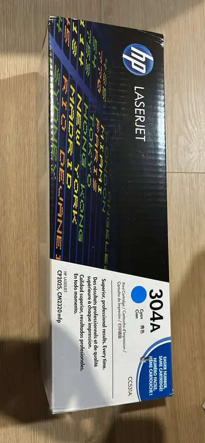 HP 304A (CC531A) Cyan Original LaserJet Toner -free shipping, View more
