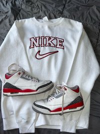 Jordan 3 fire red   Hoodie Nike 