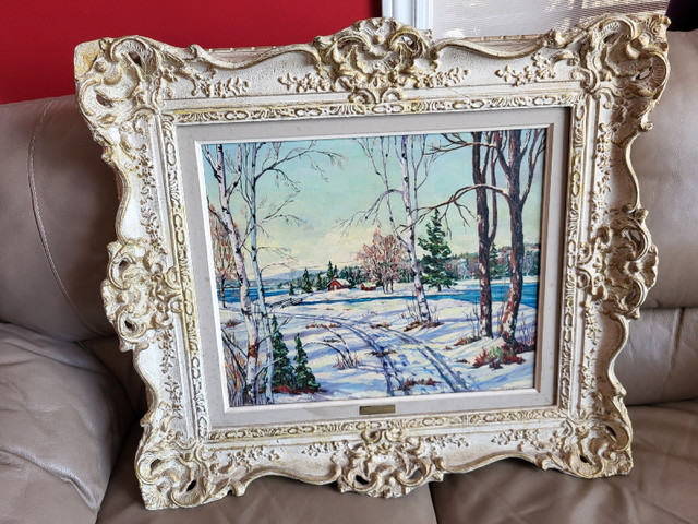 oil painting by canadian artist "LAKE MAZINAW" in Arts & Collectibles in Mississauga / Peel Region - Image 2