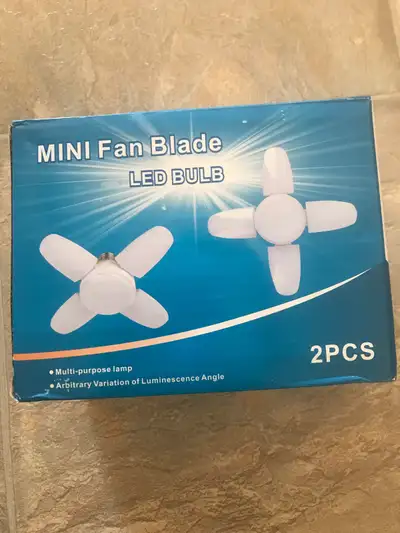 2 mini fan blade led, View more