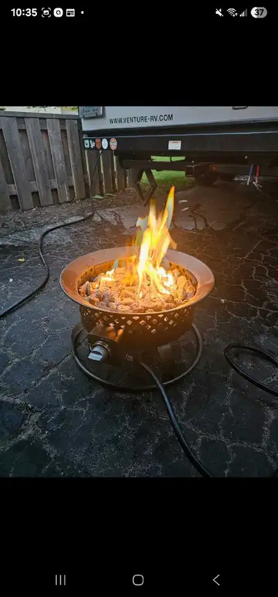 Looking to sell my propane fire pit. Great shape, works perfectly. Can include a second hose with a...