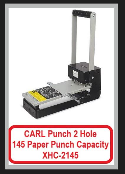 (NEW) CARL 2 Hole Punch 145 Paper Punch Capacity Model XHC-2145 in Other Business & Industrial in City of Toronto