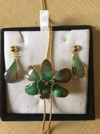 Orchid Jewelry Set