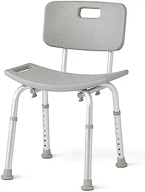 Chaise de bain et douche avec ventouses avec hauteur réglable, View more