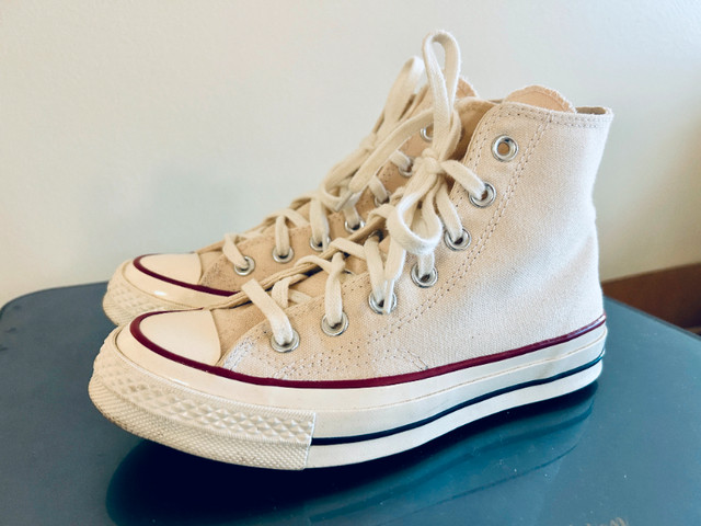Converse 70s High Top Ivory/Beige/Parchment Women Sneakers Shoes in Women's - Shoes in City of Toronto - Image 3