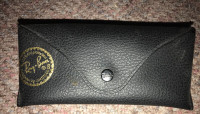 Luxottica Ray-Ban Leather Case with Cleaning Cloth