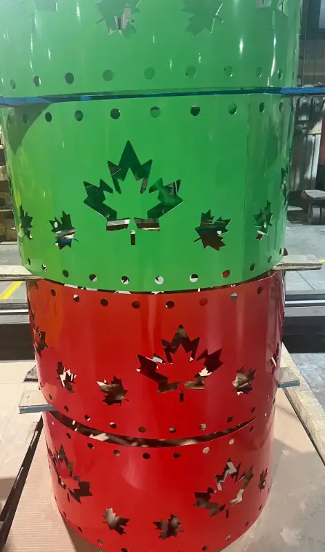 OUTDOOR FIRE PITS MAPLE LEAF DESIGN62863278149377121