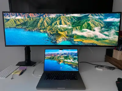 LG 49 inch Ultrawide Monitor 49WL95C - WE, View more