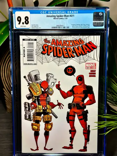 Amazing Spider-Man #611 CGC 9.8 Blue Universal Label, View more