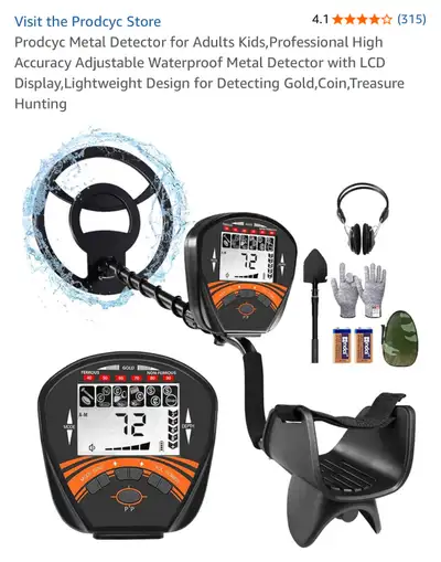 Prodcyc Metal Detector, View more