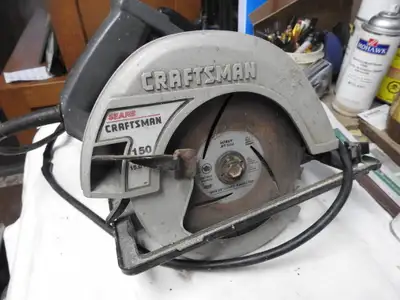 CORDED CRAFTSMAN 7-1/4-Inch Circular Saw 24T Carbide tip blade, View more