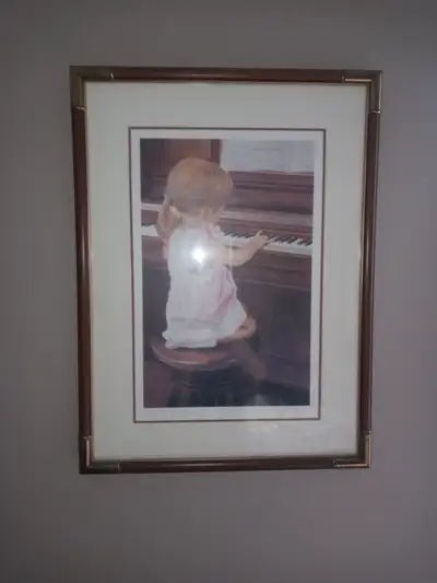 Artist: The late John Newby (Niagara region artist) Framing: professional museum archival with foam...