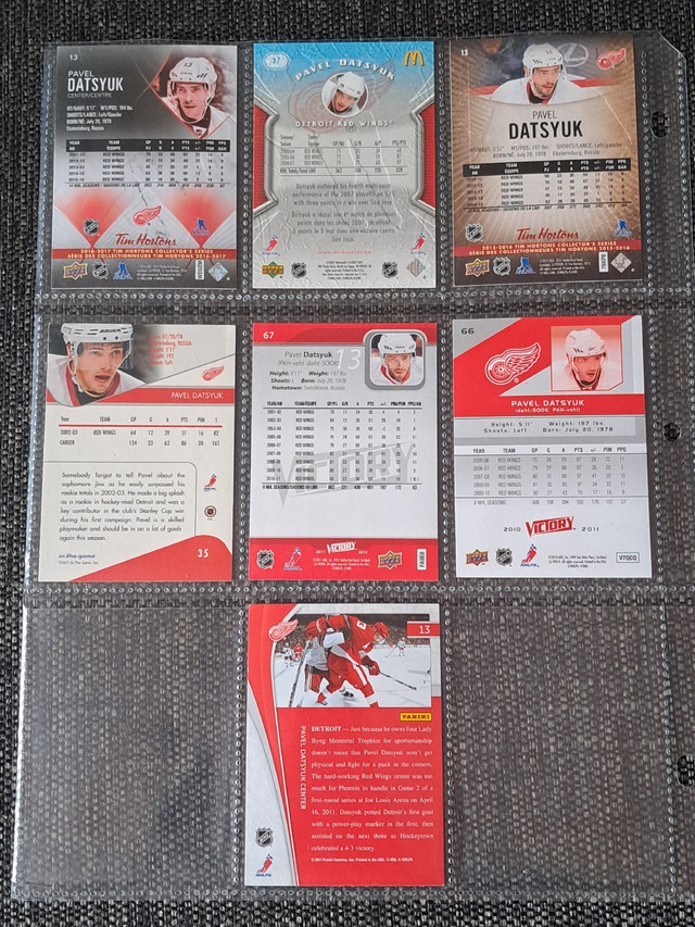 Pavel Datsyuk hockey cards  in Arts & Collectibles in Oshawa / Durham Region - Image 2