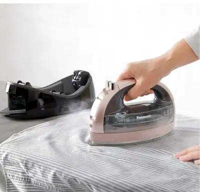 Panasonic Cordless 360 Freestyle Steam/Dry Iron, Rose Gold, View more