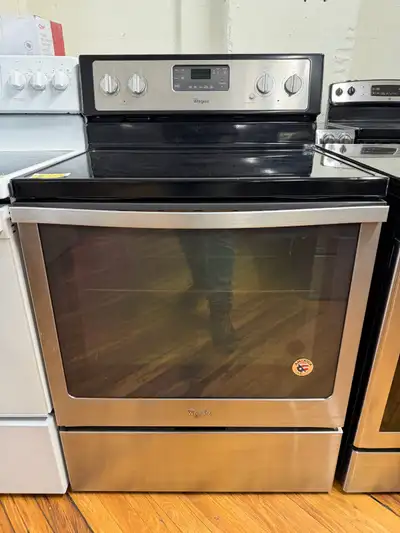  Whirlpool electric glass top stove, View more