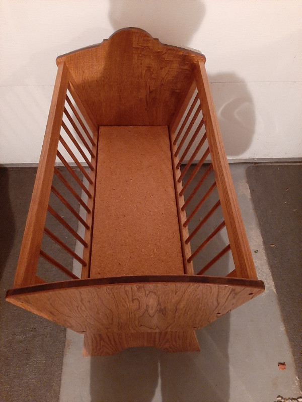 Oak Cradle and Stand in Cribs in Abbotsford - Image 3