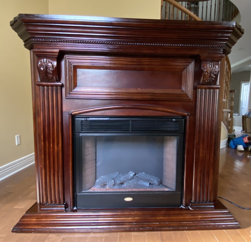 Coleman Indoor Electric Fireplace with Blower and Remote Fireplace & Firewood Ottawa Kijiji