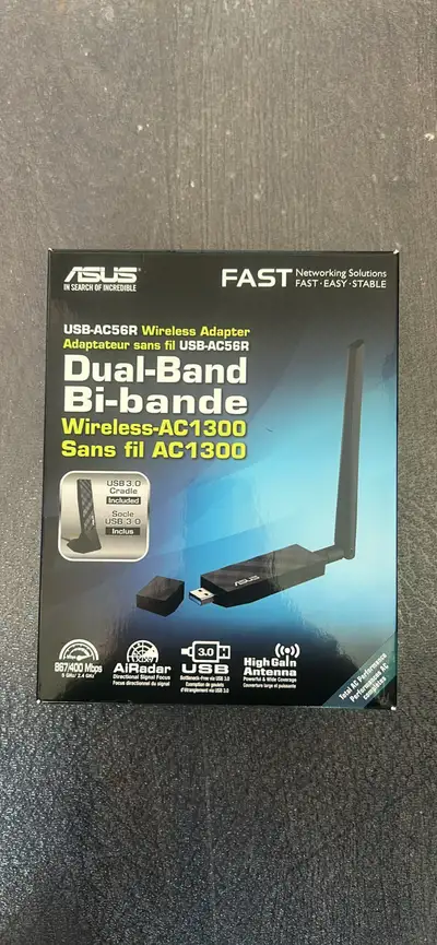 ASUS AC1300 Adapter, View more