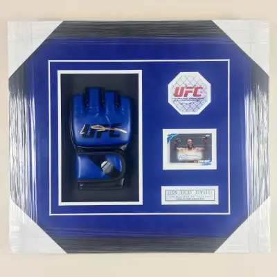 Leon Edwards Signed Glove Framed JSA, View more