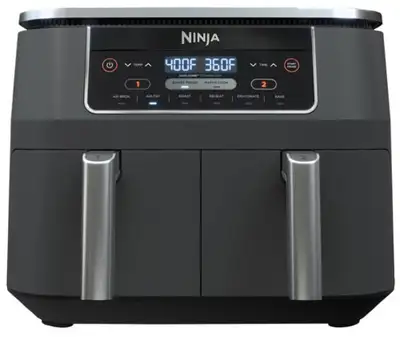 Ninja Foodi 6-in-1 Dual Zone Air Fryer - 7.57kg/8Qt - Black, View more