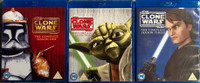 Star Wars The Clone Wars Complete Seasons 1, 2 & 3 Blu-ray Sets