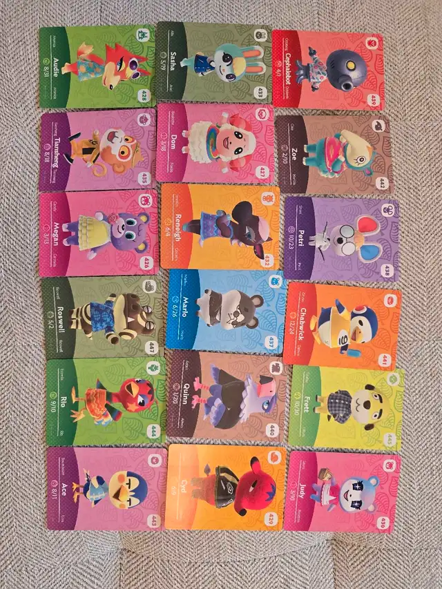 Animal Crossing Amiibo Cards Authentic Mint in Nintendo Switch in Edmonton - Image 4