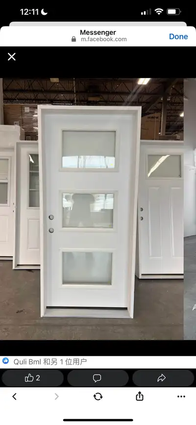 Three Glass Door 36*80, View more