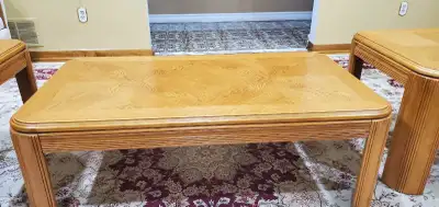 Coffee table with tow sid table, View more