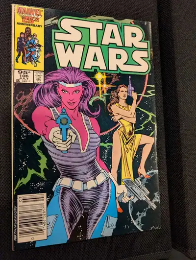 Star Wars Marvel 1986 #106 CPV 95-cent VF+, View more