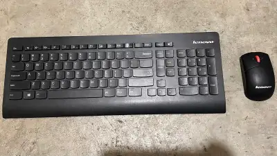 Lenovo, wireless mouse and keyboard, View more