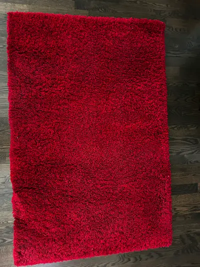 Red Shag Area Rug, View more