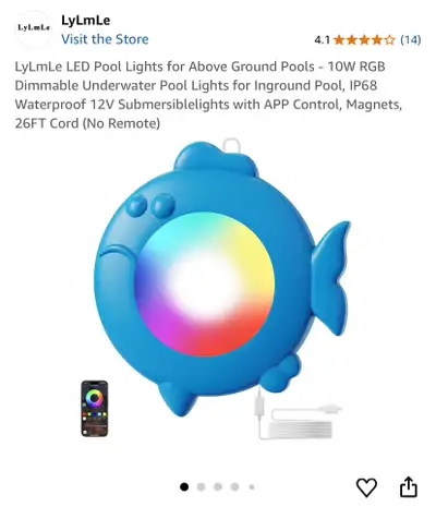 LyLmLe LED Pool Lights, View more