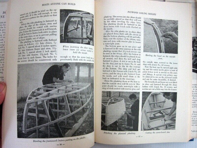 BOATS ANYONE CAN BUILD...by POPULAR SCIENCE MONTHLY c.1947 dans Essais et biographies  à Ouest de l’Île - Image 4