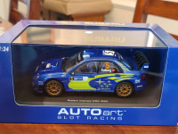 1/24 AutoArt Subaru Impreza WRC 2005 Winner of Rally Mexico