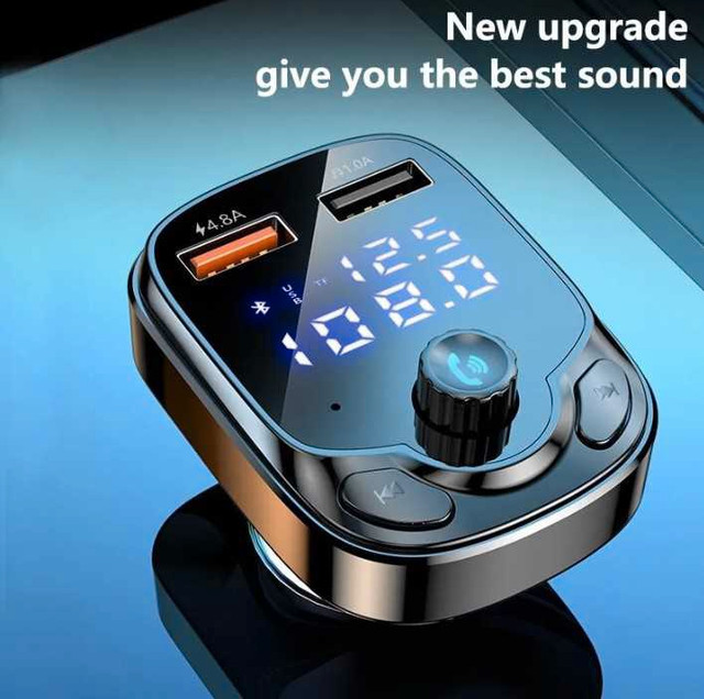 New 4.8A car Bluetooth 5.0FM Transmitter  in Other in Windsor Region