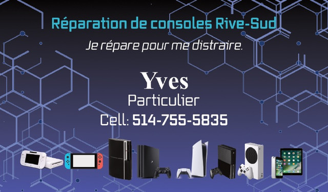 Réparation de consoles de jeux  dans Sony PlayStation 4  à Longueuil/Rive Sud