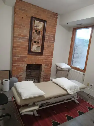 Identified as Suite 202 in the attached floor plan. ~120sqft Private Office with decorative fireplac...