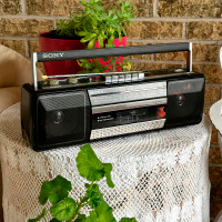 Vintage Sony Radio and Tape Deck