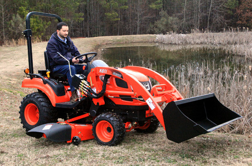 Kioti CS2210 "Diesel" Compact Tractor w/Loader & Mower Included in Farming Equipment in Norfolk County