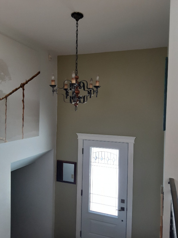 Luminaire suspendu style chandelier / look médiéval dans Éclairage intérieur et plafonniers  à Longueuil/Rive Sud - Image 3