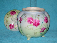 1920s  3-Footed Porcelain Melon Shape Jar + MORE