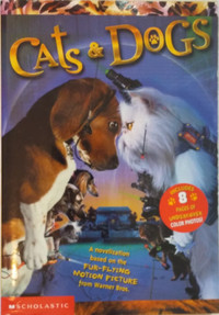 Cats & Dogs Junior Novel Chapter Book Plus 3 Toys