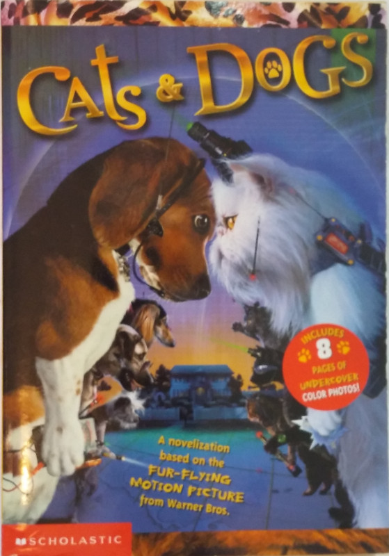 Cats & Dogs Junior Novel Chapter Book Plus 3 Toys in Toys & Games in London