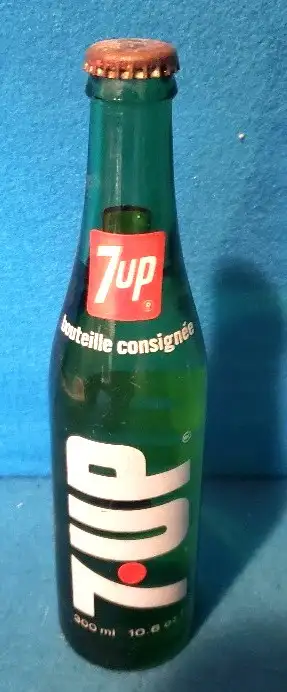 1970's 7up Bottle Full Rare Cap, View more