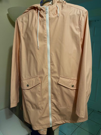 Women Wind breaker jacket light peach color Small to Medium 
