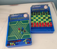 Vintage Mastermind Travel Chess and Chinese Checkers games